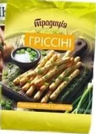 Палички хлібні Гріссіні: прованські трави/цибуля, 250 г, Традиція; 01.10.26 08:00–14.10.26 23:00; за наявності; усі/деякі магазини; бали Родина не нарах.; стара=середня по мережі
