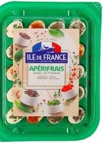 Сир свіжий Aperifrais з ароматом провансу, 100 г Ile De France; 01.10 08:00–14.10.2026 23:00; до вичерпання; в усіх/деяких магазинах; бали Родина не нарах.; стара=середня мережі