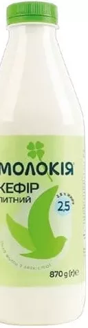 Кефір густий 1%, 870 г Молокія; фото питний 2.5%; 01.10 08:00–14.10.2026 23:00; до вичерпання; в усіх/деяких магазинах; бали Родина не нарах.; стара=середня мережі
