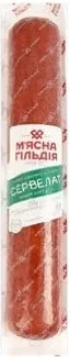 Ковбаса Сервелат, 450 г, М’ясна Гільдія;199,90₴;стар.=сер.мережі 309,90₴;01.10.26 08:00–14.10.26 23:00;до вичерпання запасів;може бути не всюди;бали Родина не нарах.