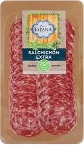 Ковбаса Salchichon extra, 100 г, Espana;149,90₴;стар.=сер.мережі 189,90₴;01.10.26 08:00–14.10.26 23:00;до вичерпання запасів;може бути не всюди;бали Родина не нарах.