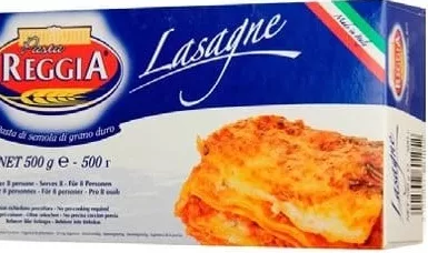 Макарони Lasagne лазанья, 500 г, Reggia;104,99₴;стар.=сер.мережі 144,90₴;01.10.26 08:00–14.10.26 23:00;до вичерпання запасів;може бути не всюди;бали Родина не нарах.