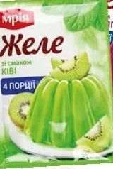 Желе ківі/лісові ягоди/екзотичні фрукти, 78 г, Мрія;×2шт:16,90₴/шт;×1шт:21,50₴;01.10.26 08:00–14.10.26 23:00;до вичерпання запасів;може бути не всюди;бали Родина не нарах.
