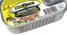 Печінка тріски, 115 г, Baltijos konservai;129,90₴;01.10.26 08:00–14.10.26 23:00;до вичерпання запасів;може бути не всюди;бали Родина не нарах.