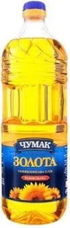 Олія соняшникова рафінована Золотиста (фото Золота), 2 л, Чумак;216,90₴;01.10.26 08:00–14.10.26 23:00;до вичерпання запасів;може бути не всюди;бали Родина не нарах.