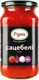 Соус Сацебелі, 485 г, Руна;52,90₴;стар.=сер.мережі 69,90₴;01.10.26 08:00–14.10.26 23:00;до вичерпання запасів;може бути не всюди;бали Родина не нарах.