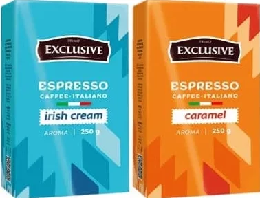 Кава мелена Hazelnut, Caramel, Irish cream, 250 г Primo exclusive; 01.10 08:00–14.10.2026 23:00; до вичерпання; всі/деякі магазини; бали Родина не нарах.; стара=середньостат. мережі