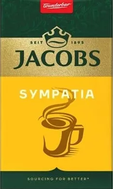 Кава мелена Sympatia, 250 г Jacobs; 01.10 08:00–14.10.2026 23:00; до вичерпання; всі/деякі магазини; бали Родина не нарах.; стара=середньостат. мережі