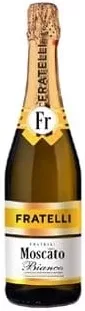 Fratelli напій винний Fragolino Bianco/Moscato біле напівсолодке, 6,9%, 0,75 л; 01.10.2026 08:00–14.10.2026 23:00; за наявності; усі/деякі магаз.; бали Родина не нараховуються; стара=середньостат. ціна мережі; ціни змінні