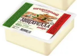 Сирний продукт Богодухівський 45%: Моцарелла Піца, Сулугуні, 200 г, Україна; лише магазини з каталогу; 01.10–02.11.2026; за наявності; з ПДВ