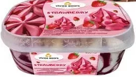 Морозиво Три Ведмеді: Triple Chocolate, Strawberry, 450 г, Україна; лише магазини з каталогу; 01.10–02.11.2026; за наявності; з ПДВ