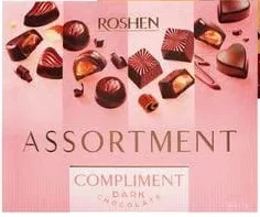 Цукерки Roshen Assortment: Classic, Compliment, Elegant, Truffle Collection, 145 г; 148 г; 154 г, Україна; лише магазини з каталогу; 01.10–02.11.2026; за наявності; з ПДВ