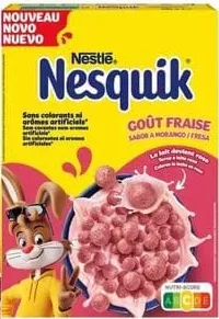 Сніданок Nestle: Полуничний Несквік, Сіні-Міні, Несквік, Несквік мікс, 190 г; 310 г; 375 г, Польща; лише магазини з каталогу; 01.10–02.11.2026; за наявності; з ПДВ