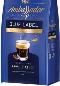 Кава в зернах Blue Label Ambassador, 1 кг, Україна; лише магазини з каталогу; 01.10–02.11.2026; за наявності; з ПДВ