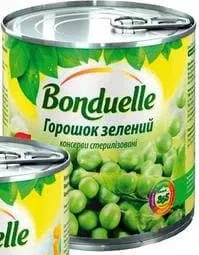 Кукурудза «Ніжна» / горошок зелений Bonduelle, 340 г; 400 г; Угорщина; Лише магазини каталогу; 01.10–02.11.2026; за наявності; грн з ПДВ.