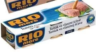 Тунець Rio Mare в оливковій олії / у власному соку, 3×80 г; Італія; Лише магазини каталогу; 01.10–02.11.2026; за наявності; грн з ПДВ.