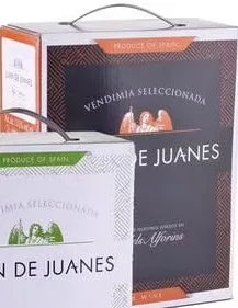 Вино сухе Juan De Juanes червоне / біле / рожеве, 3 л; Іспанія; Лише магазини каталогу; 01.10–02.11.2026; за наявності; грн з ПДВ.