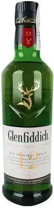 Віскі Glenfiddich Single Malt 12*, 0,5 л; Шотландія; Лише магазини каталогу; 01.10–02.11.2026; за наявності; грн з ПДВ.