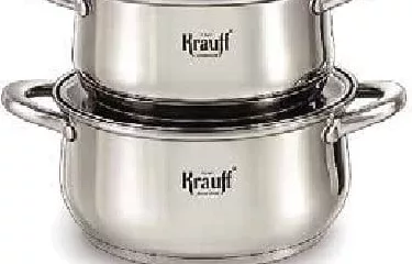 Набір посуду KRAUFF Steil, 6 предметів; 999 грн + 15 фішок «Купуй, збирай, отримуй»; 01–21.10.26; лояльність; у цьому магазині; доки є.; окрема акція 12+1: суміщення не вказано
