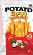 Картопля Potato Boom, гриби/сир/сметана та зелень, 50 г, в ас.; учасникам лояльності; у цьому магазині; 01–21.10.2026; за наявності; 12+1/чек: найдешевший із 13 за 0,10 грн