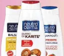 Гель для душу / шампунь / кондиціонер Neutro Derma, 750 / 500 мл, в ас.; все по 99,90 грн; 01–21.10.2026, для учасників лояльності, за наявності, у цьому магазині; 12+1/чек: 13-й найдешевший за 0,10 грн
