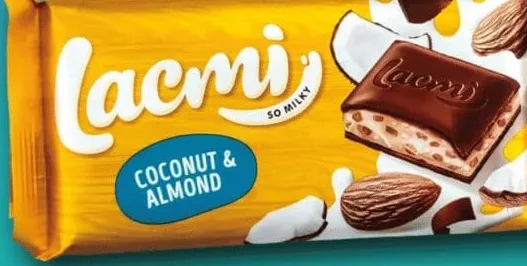 Шоколад Lacmi Roshen, молочний: карамель+печиво/печиво/пористий кріспі/мигдаль+кокос, 84/85/100г; фото також арахіс; від 2шт:45,90/шт; 1шт:49,90грн; 01–14.10.26; ціни можуть змінитись; можлива відсутність у деяких магазинах.; стара=середня мережі до акції