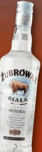 Горілка ТМ Zubrowka, 0,5 л; Сімі/Сім23 01–14.10.2026; може бути не в усіх магазинах; ціни можуть змінюватись; стара: середня мережі до акції