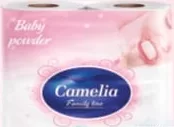CAMELIA Baby Powder Туалетний папір, 3 шари, 4 рулони