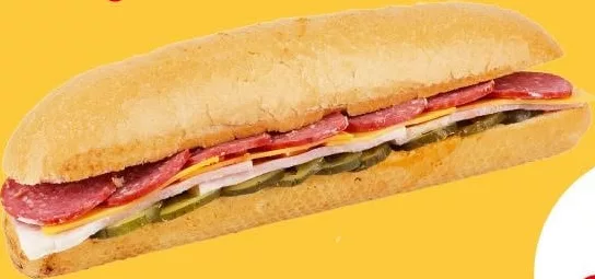 Baghetă cu salam și piept de porc, producție proprie, 220 g