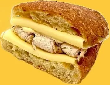 Mini ciabatta cu hrișcă și pui, producție proprie, 120 g