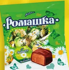 Konti Bomboane de ciocolată Romashka, 200 g