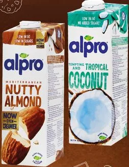 Напій ТМ Alpro рисово-кокосовий / мигдальний Nutty Almond з кальцієм, 1 л