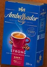 Кава мелена ТМ Ambassador Strong, 225 г
