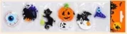 Набір наліпок "Halloween" з LED підсвічуванням, в асортименті