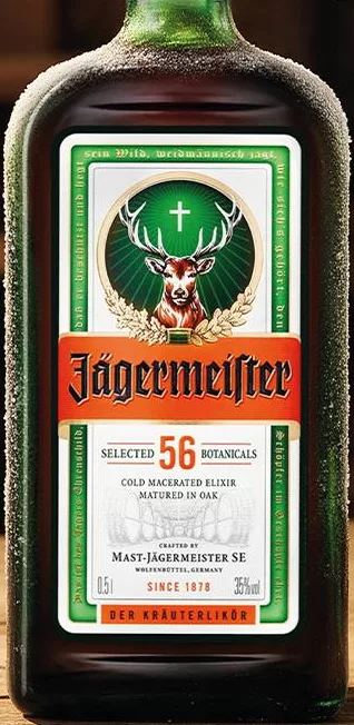 Лікер Jägermeister, 35%, 500 мл; не більше 6 одиниць в одному чеку