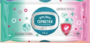 Вологі антибактеріальні серветки День у День, 120 шт. Акція 07.10–13.10.2026, за наявності; максимум 6 од. в одному чеку.