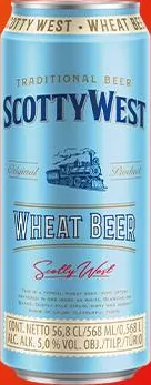 Пиво Scotty West, Латвия: Wheat Beer светлое пшеничное нефильтрованное / Lager Beer светлое / Dark Lager тёмное фильтрованное, 5% алкоголя, банка 568 мл. Акция 07.10–13.10.2026, при наличии; максимум 6 ед. в одном чеке.