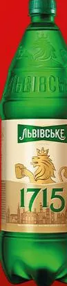 Пиво «Львівське 1715» лагер, 4,5%, 1,42 л. Акція 07.10.2026–13.10.2026, за наявності; не більше 6 одиниць в одному чеку.