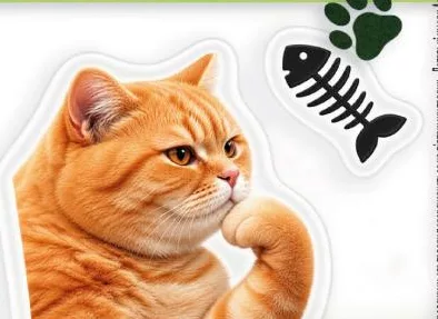 Наліпка АТБ × UAnimals: рудий кіт та риб’ячий скелет; 30.09–27.10.2026; АТБ, крім окупованих територій; за наявності, кількість обмежена; 100% прибутку UAnimals для притулків; внесок не повертається