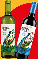 Вино Crocodile River, 0,75 л: Shiraz 13,5%, червоне сухе; Sauvignon Blanc 13%, біле сухе, ПАР