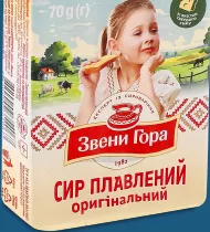 Сир плавлений Оригінальний 36% ТМ Звени Гора, 70 г; 28.09–11.10.2026, Київ і Київська обл., за наявності акційного товару