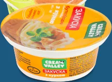 Закуска з грибами / з куркою ТМ Cream Valley, 85 г; 28.09–11.10.2026, Київ і Київська обл., за наявності акційного товару