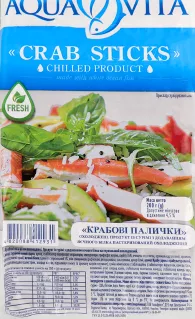 Surimi refrigerat Aqua Vita, 200 g; 28.09–11.10.2026, Kyiv și regiunea Kyiv, în limita stocului