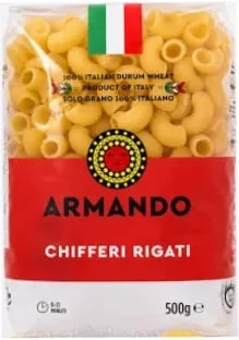 Макарони Armando Chifferi Rigati / Penne / Tortiglioni, 500 г; 30.09–13.10.2026