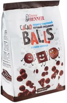 Готовый завтрак Doctor Benner в ассортименте, включая Cacao Balls / Duo Balls, 150 г; 30.09–13.10.2026