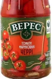 Помидоры Верес Черри маринованные, 440 г; 30.09–13.10.2026