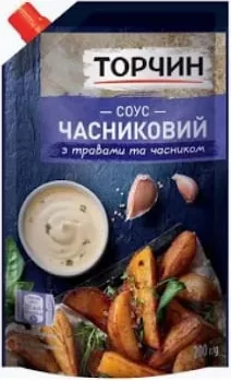 Соус Торчин в ассортименте (на фото: Чесночный / Сацебели), 200 г; 30.09–13.10.2026