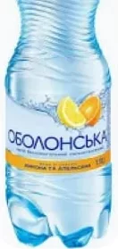 Вода Оболонська зі смаком лимона та апельсина, сильногазована, 1 л; 30.09–13.10.2026