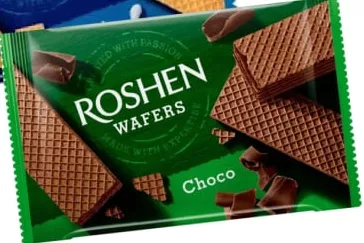 Napolitane Roshen Wafers, sortimente diverse, 72 g; preț de la 16,90 UAH; 30.09–13.10.2026