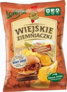 Chipsuri Lorenz Wiejskie Ziemniaczki, sortimente diverse, 130 g; 30.09–13.10.2026